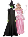 schwarze Hexe und Rosa Prinzessin Paarkostüm für Erwachsene