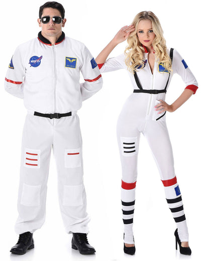 Astronauten Paar Kostüm für Erwachsene