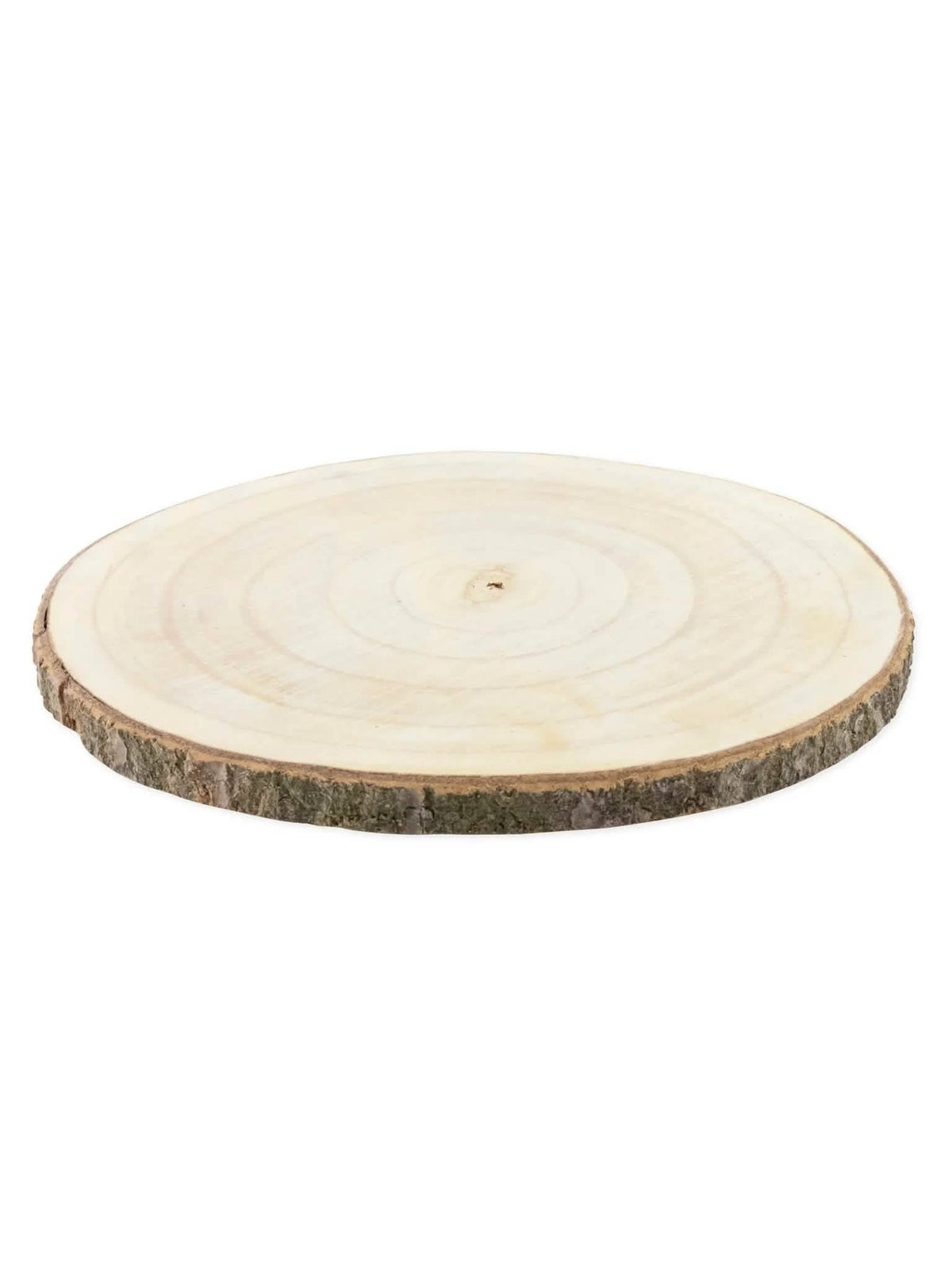 12 Deko-Holzscheiben Natur 28 bis 33 cm