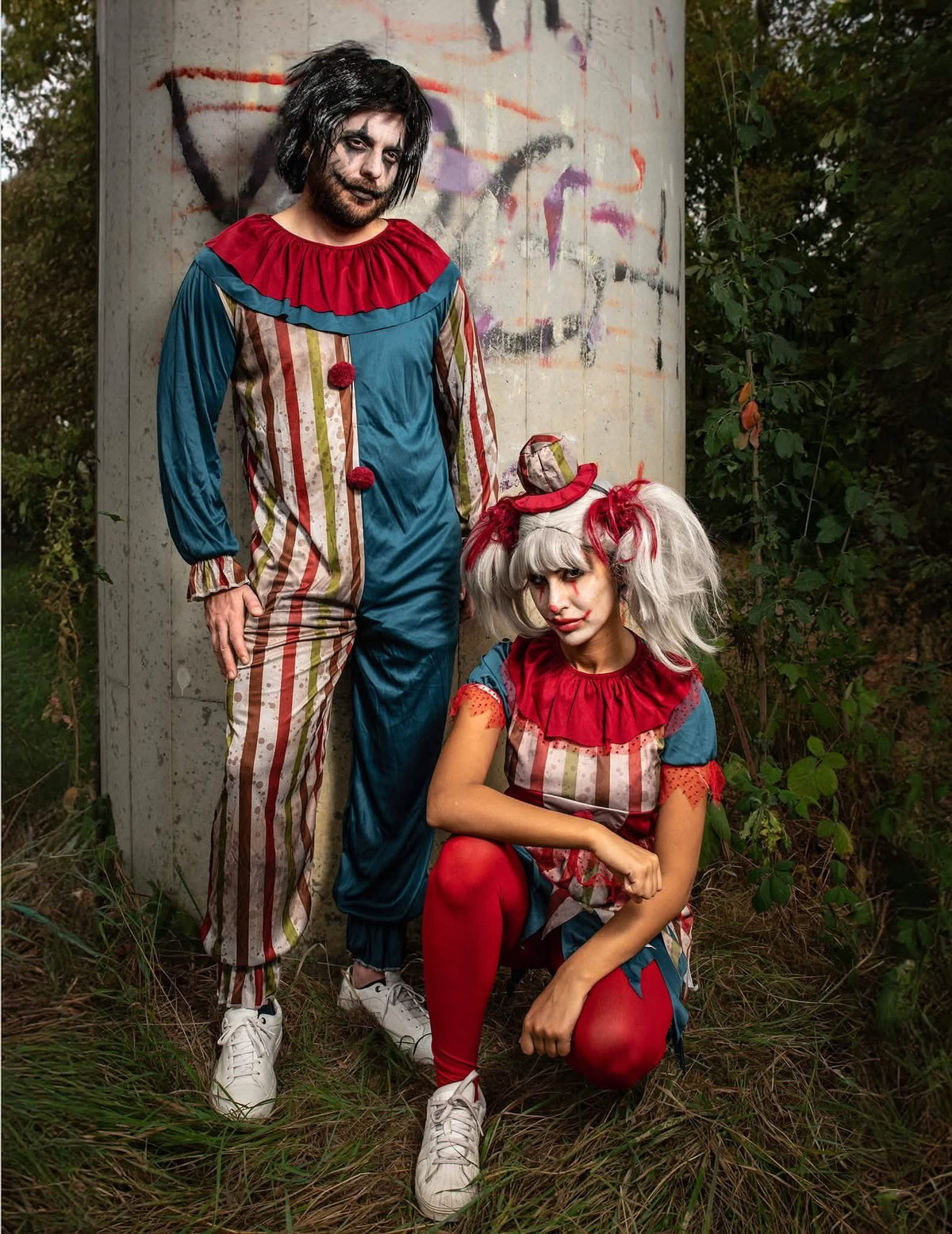 Horror Brautpaar-Paarkostüm Halloween-Paarkostüm