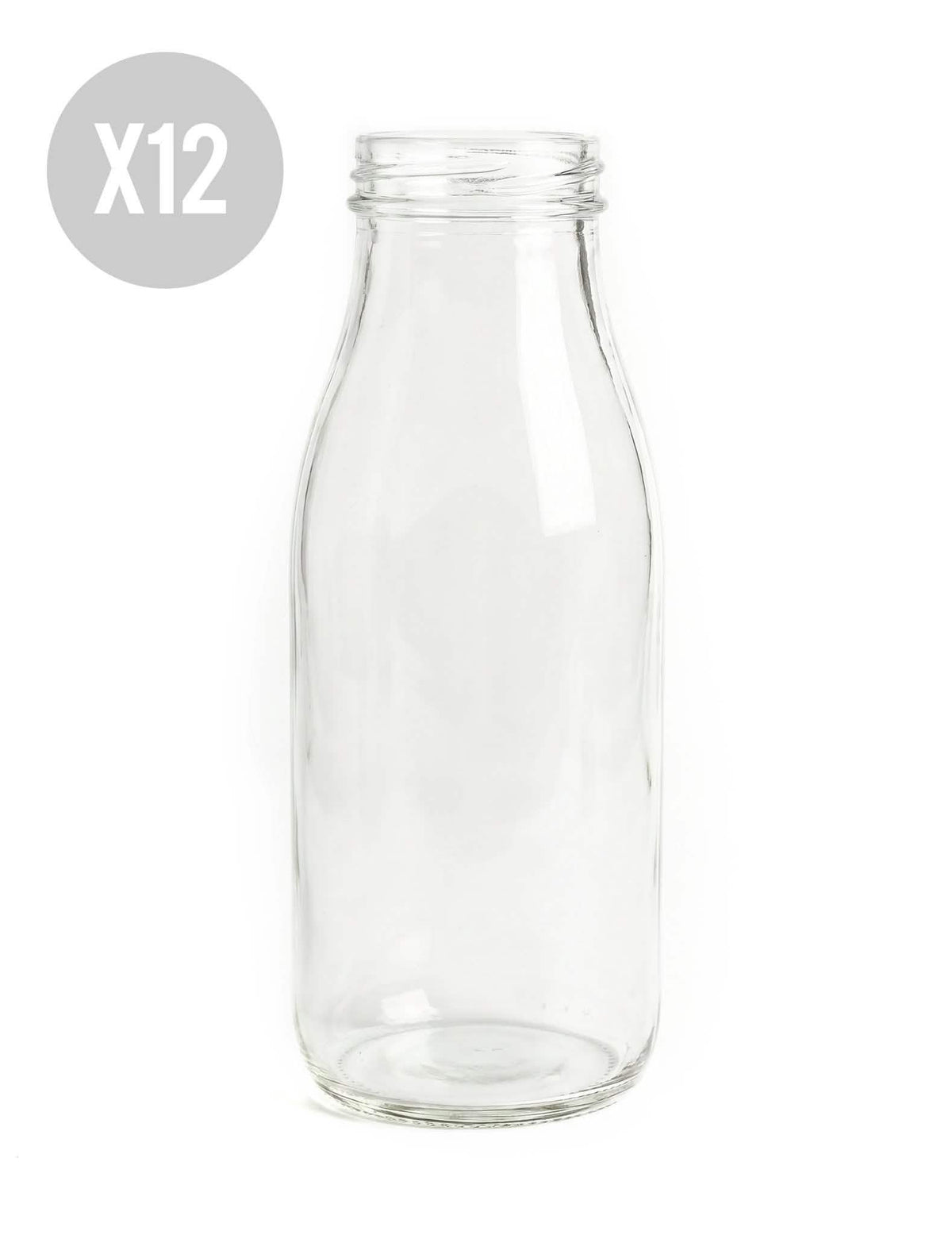 12 Candy Bar Fläschchen aus Glas