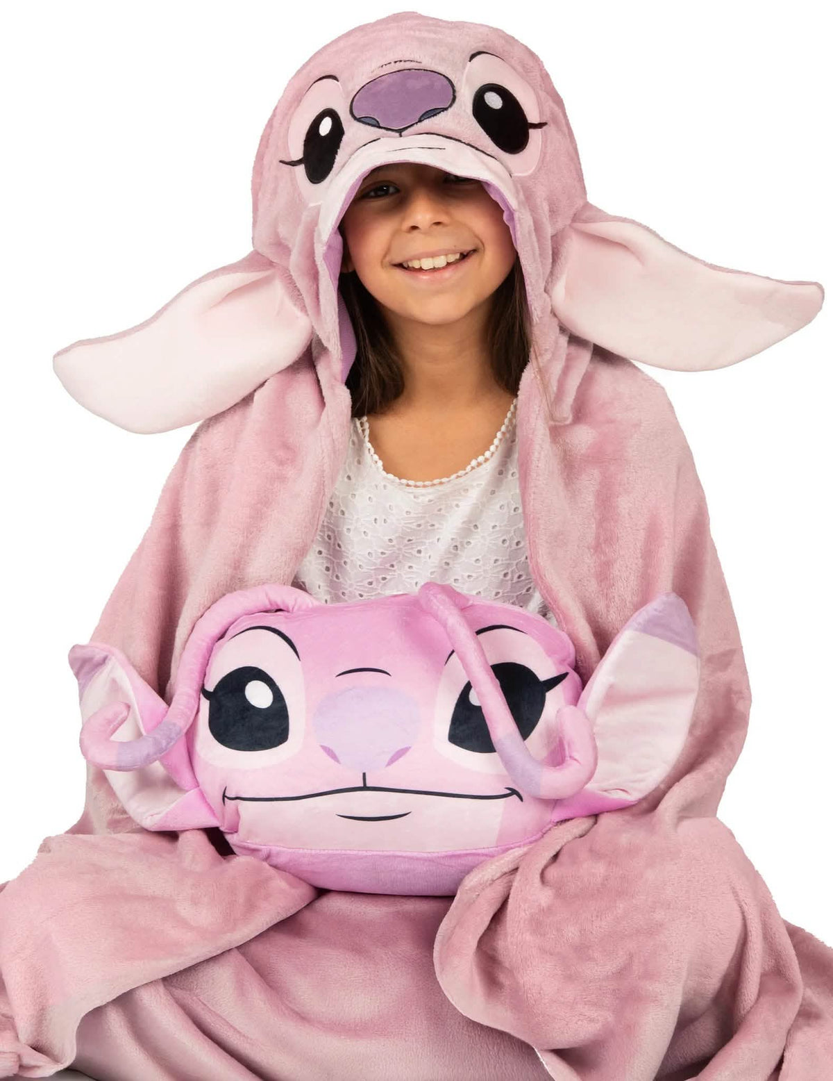 Angel™ Fleece-Decken und Kissen-Set