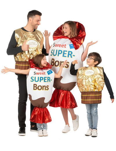 Gruppenkostüm Schokobon gold