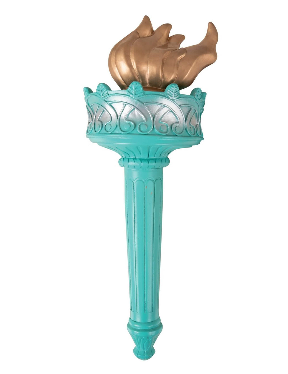 Freiheitsstatue-Fackel für Erwachsene türkis und golden