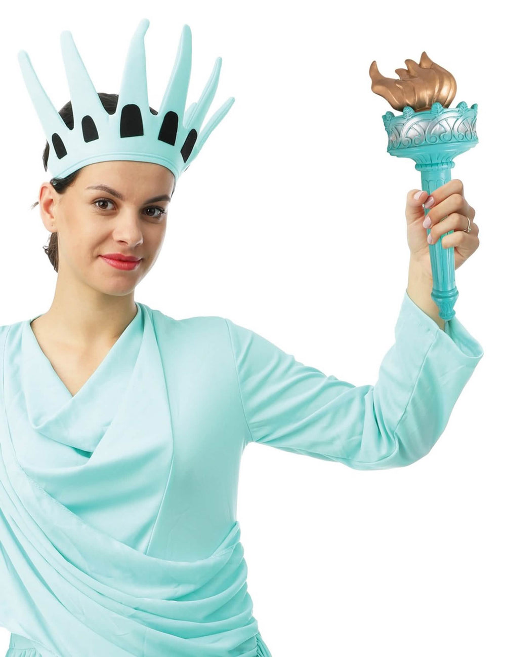 Szene mit der Fackel der Freiheitsstatue