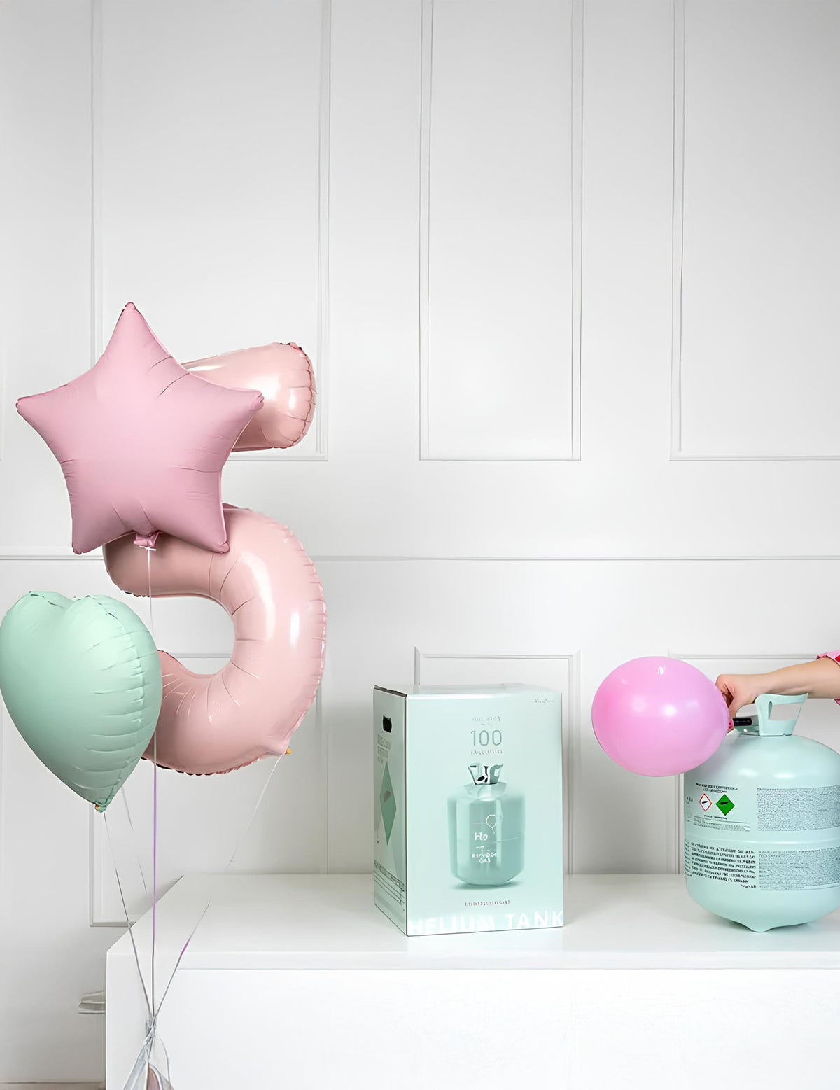 Große Heliumflasche 90 Ballons