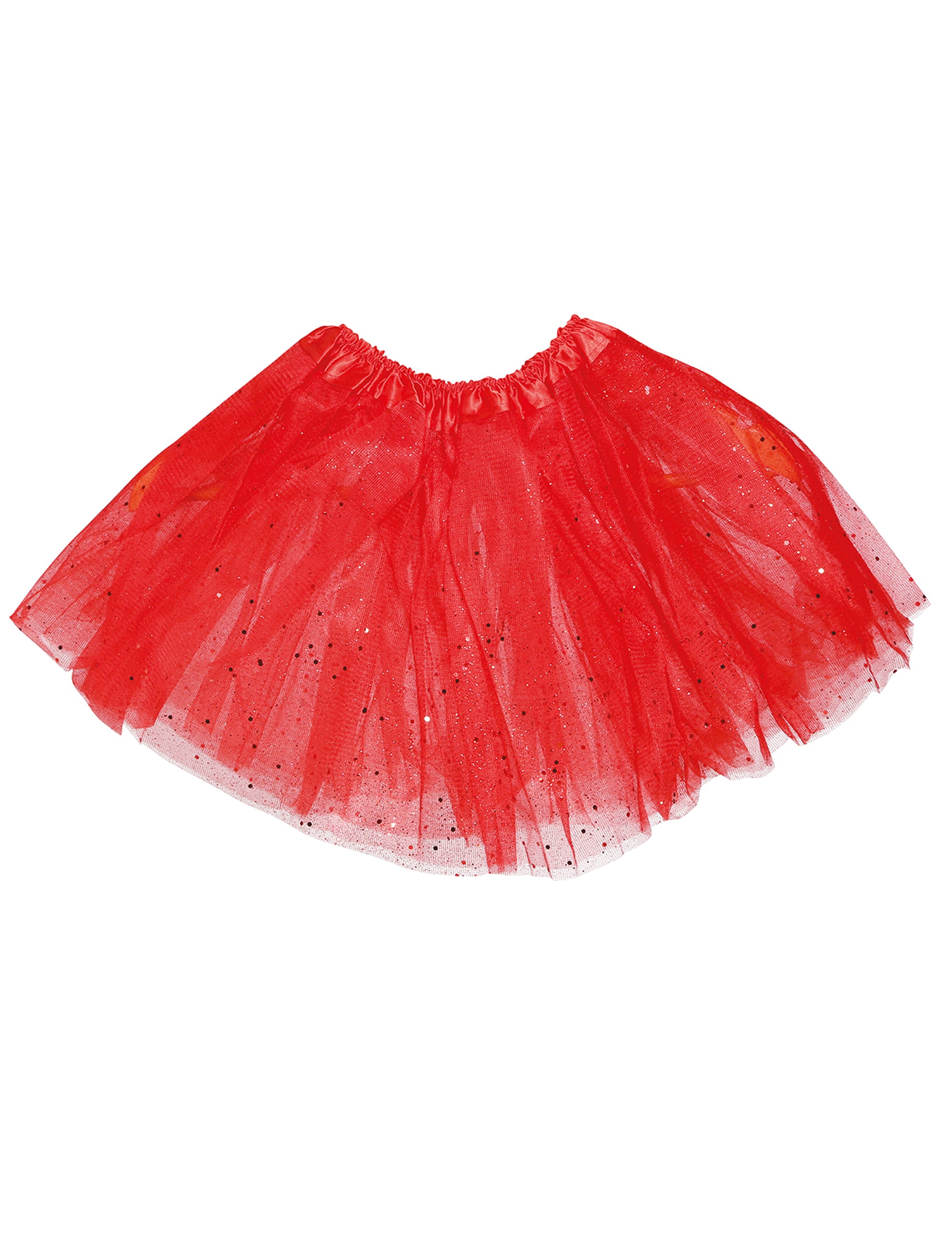 Vue à plat du tutu à paillettes pour fille