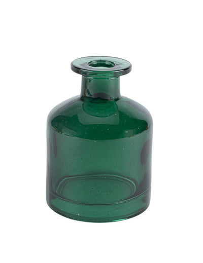 Dunkelgrüne Deko-Glasvase 39 cl