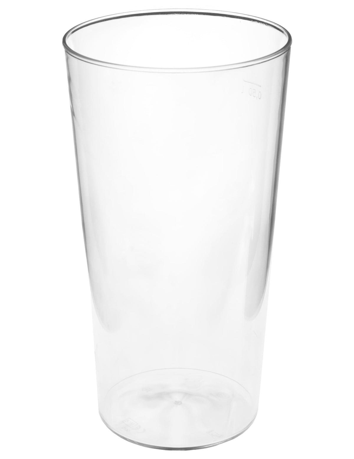 Kunststoff-Bierglas konisch durchsichtig 60 cl