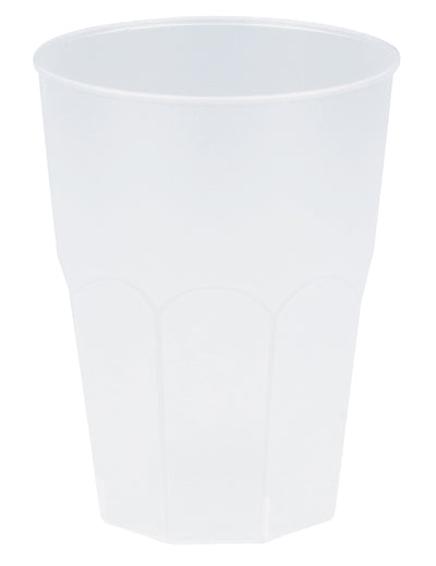 Gobelet plastique givré transparent 42 cl