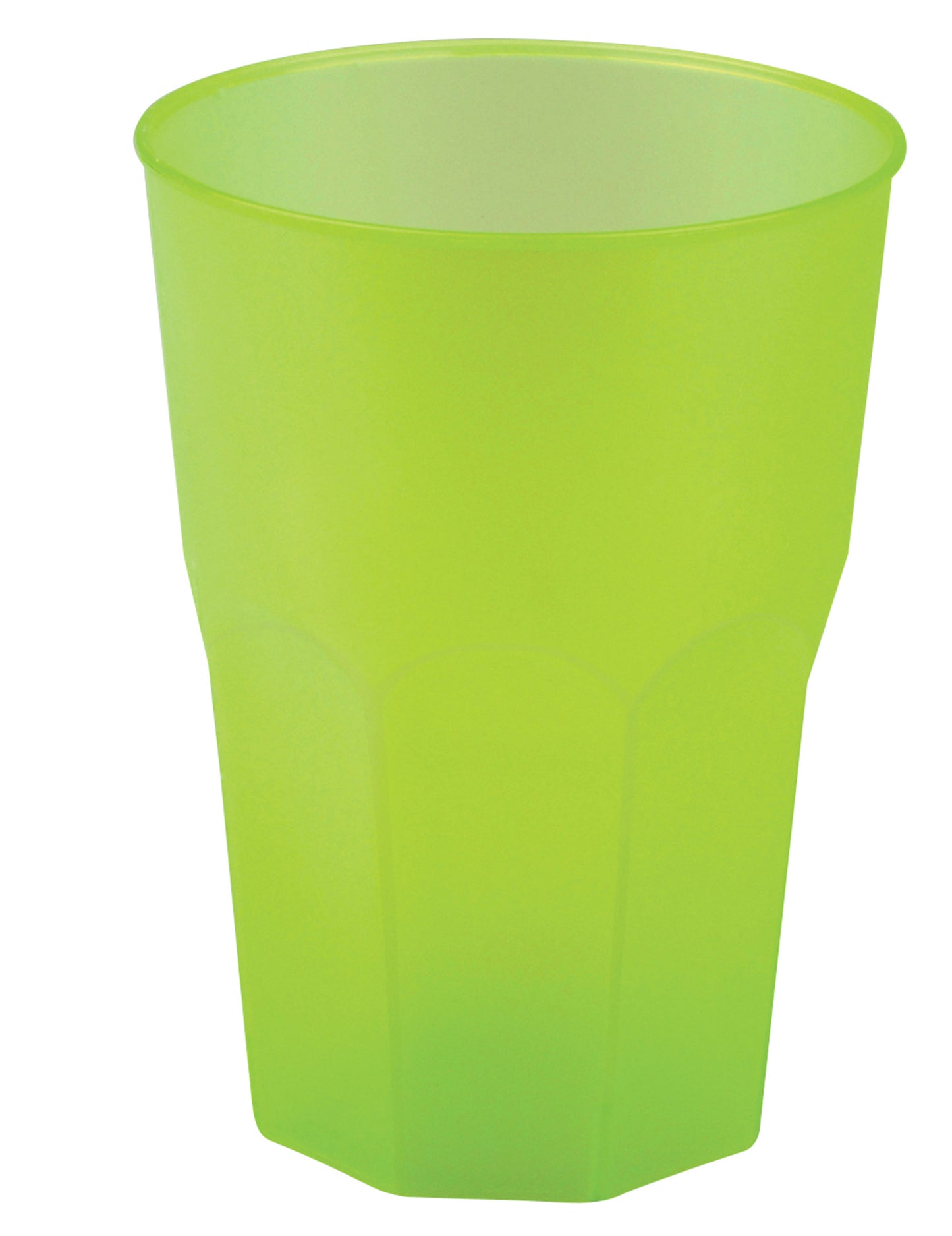 Gefrosteter Trinkbecher aus Plastik Anisgrün 42 cl