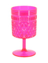 Kunststoff-Weinglas himbeerrosa 270 ml