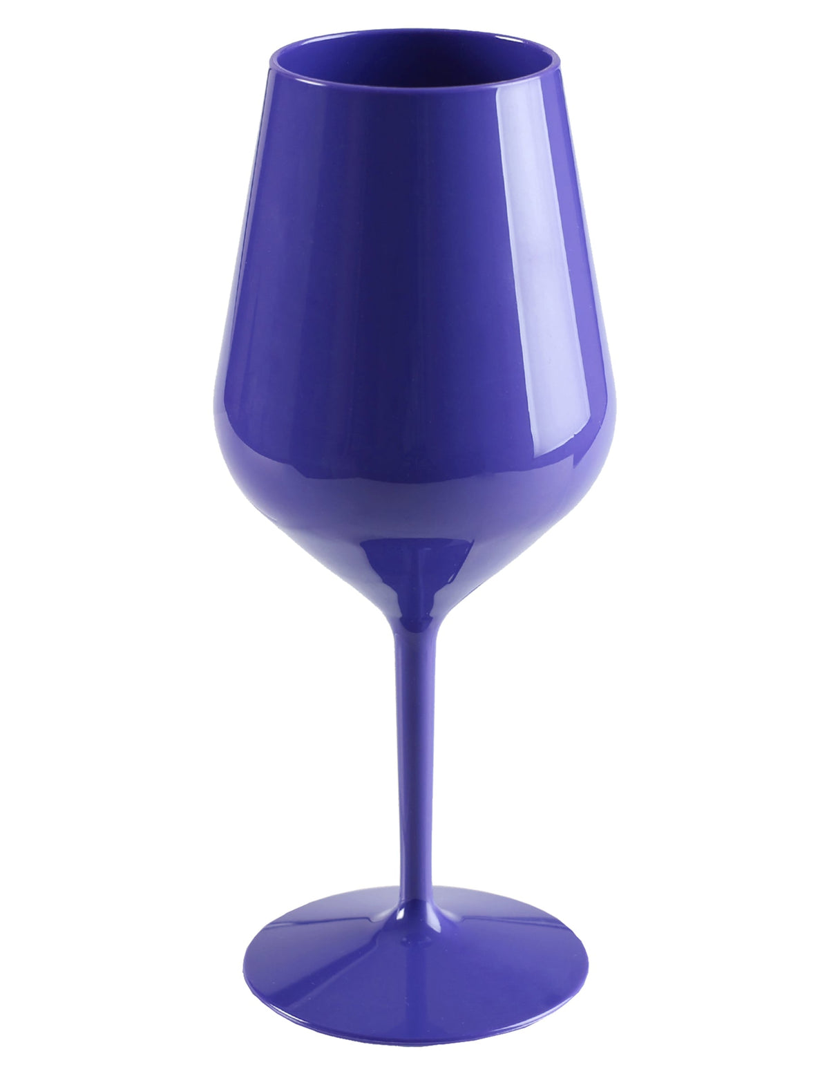 Plastik-Weinglas Dunkelblau 47cl - Stielglas