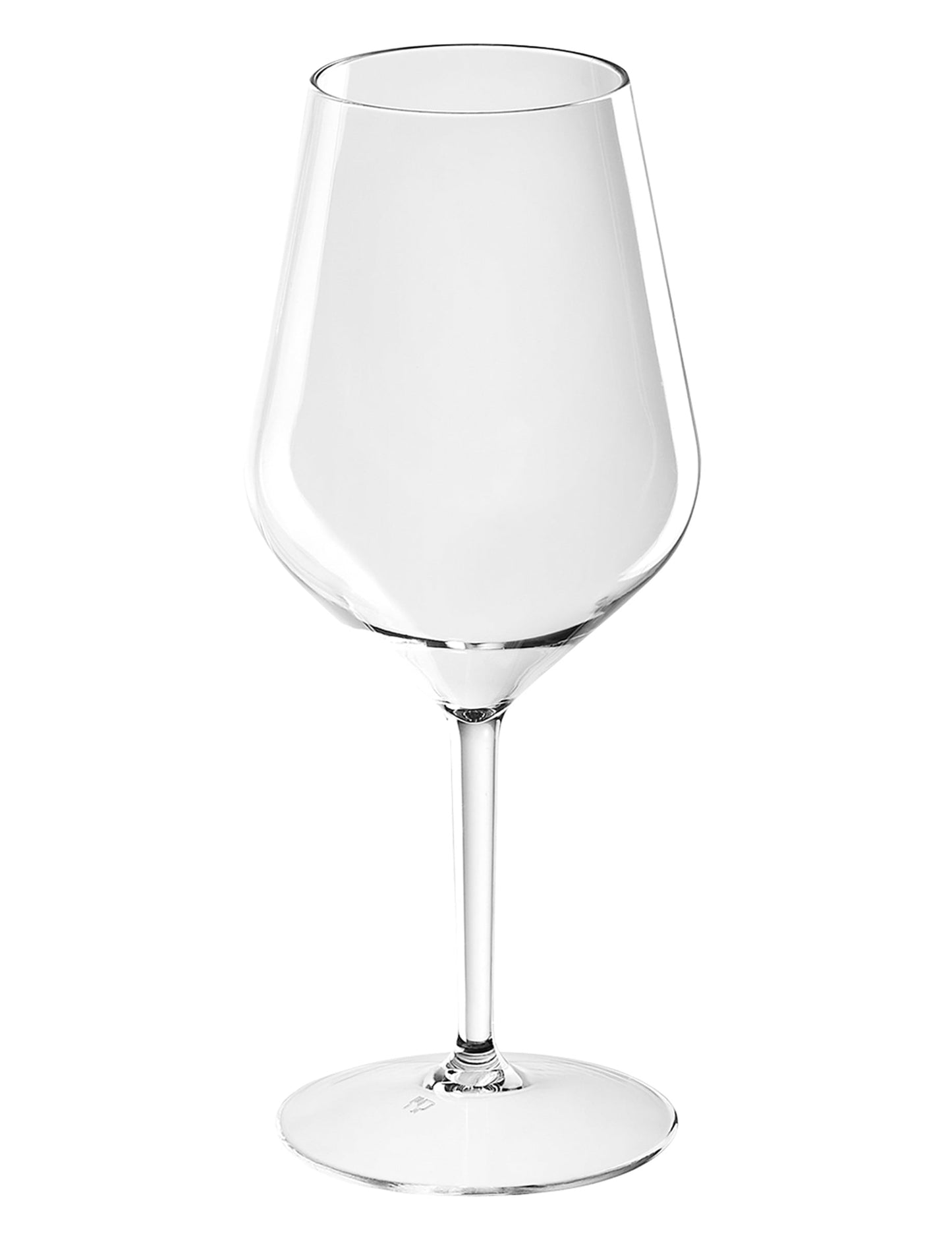 Verre à vin sur pied plastique transparent 47 cl