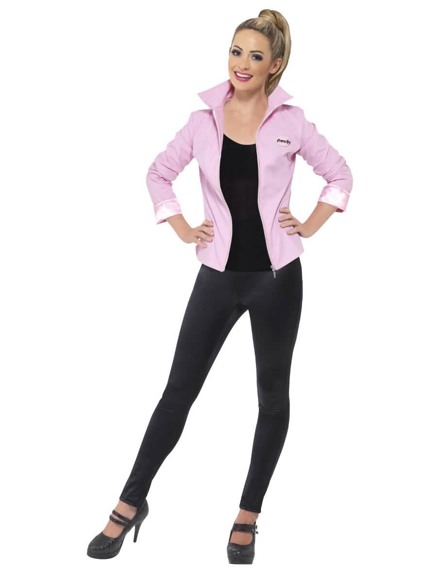 Veste luxe Pink Ladies Grease pour femme rose