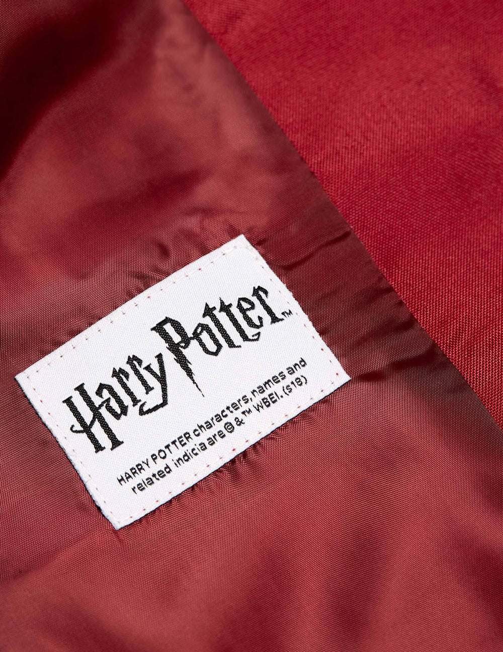 Etikettendetail der Harry Potter-Jacke Mrs. Gryffondor für Damen Suitmeister