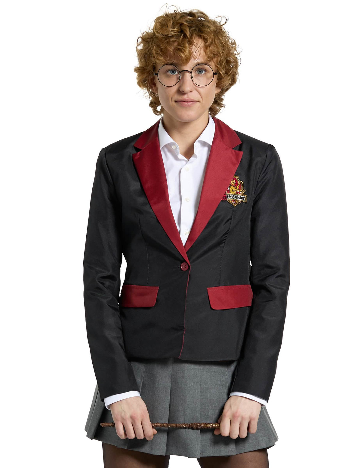 Jacke Mrs. Gryffondor für Damen Suitmeister schwarz und bordeaux