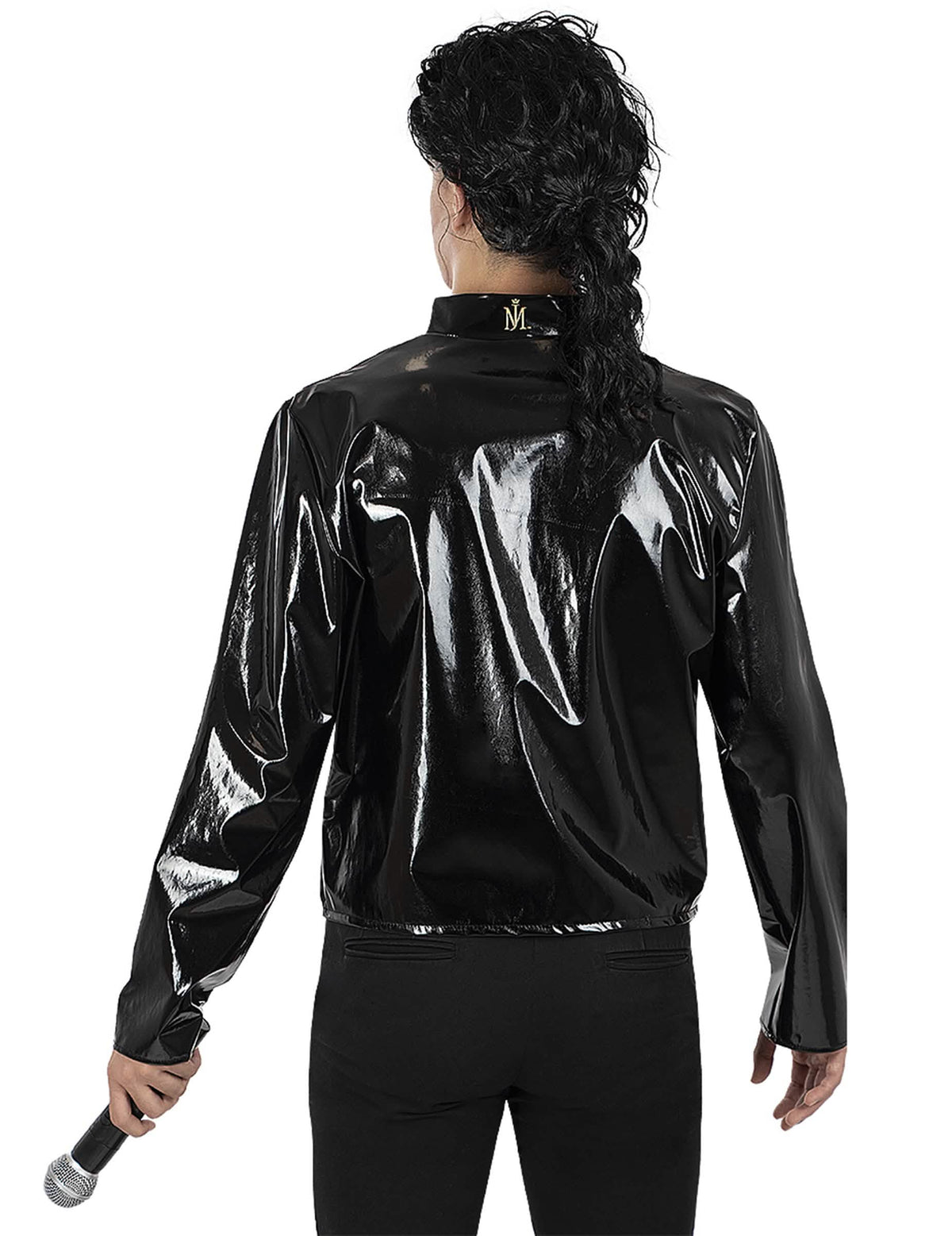Vue de dos de la veste Michael Jackson pour adulte