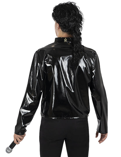 Vue de dos de la veste Michael Jackson pour adulte
