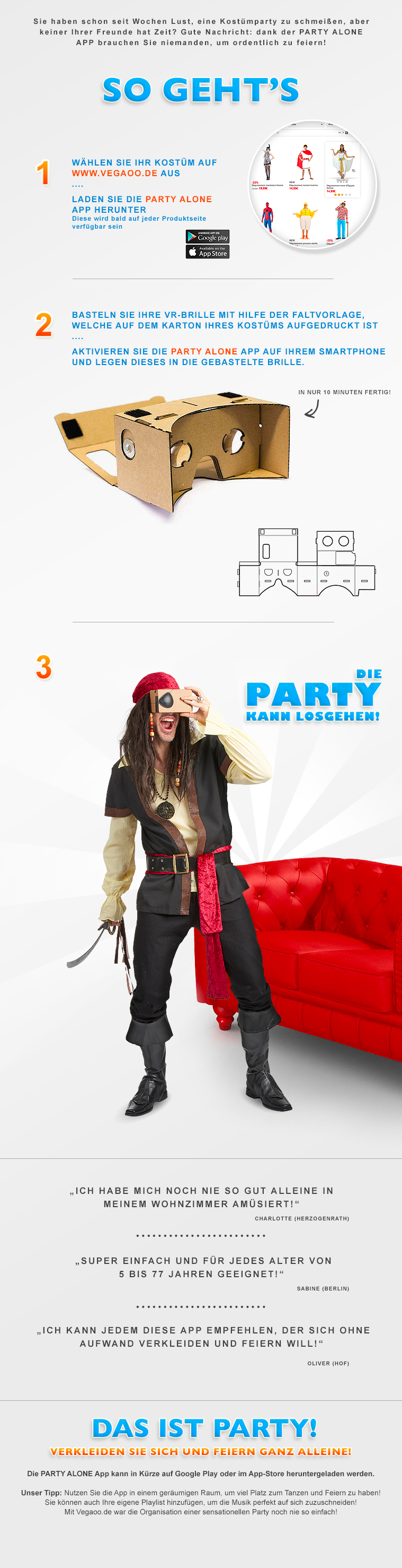 Die neue App von Vegaoo.de!